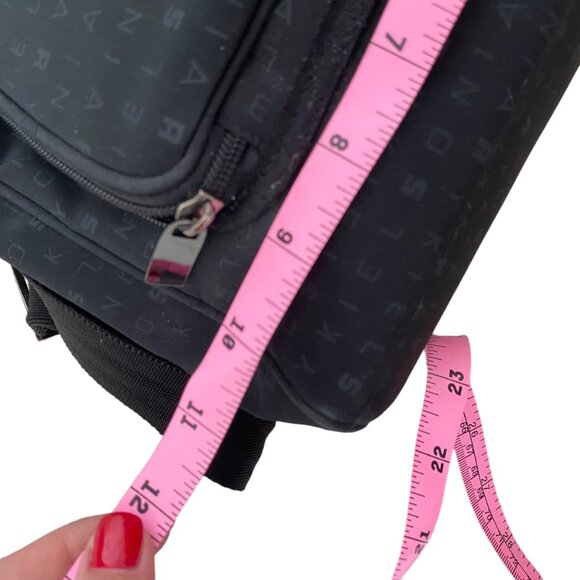 Sonia Rykiel nylon backpack signature black logo main image 6